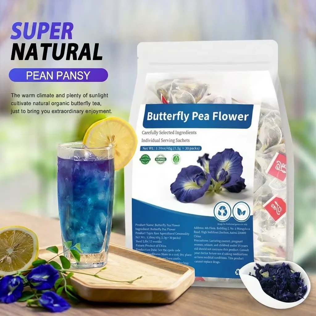 Dried Flower Bulk - أكياس شاي مثلثة الشكل من زهرة