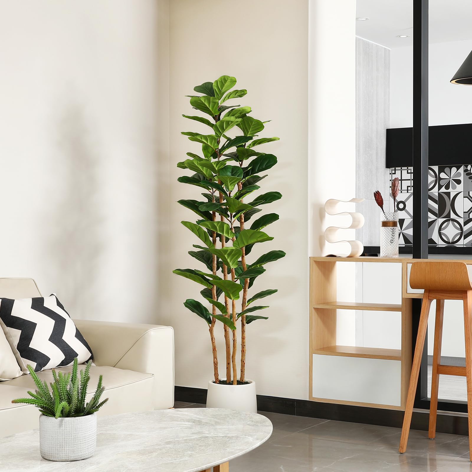 Terrarium Moss Art - شجرة تين فايلد اصطناعية مع وعاء