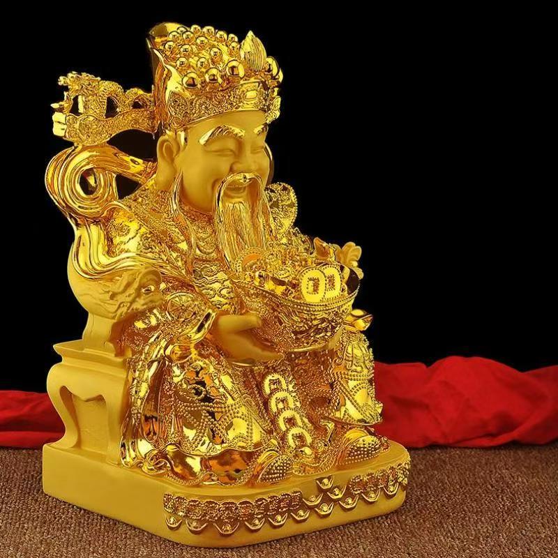 تمثال راتنجي ذهبي لآلهة الثروة - مراجعة Resin Crafts وسعره