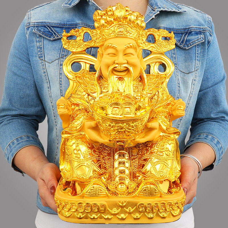 تمثال راتنجي ذهبي لآلهة الثروة - مراجعة Resin Crafts وسعره