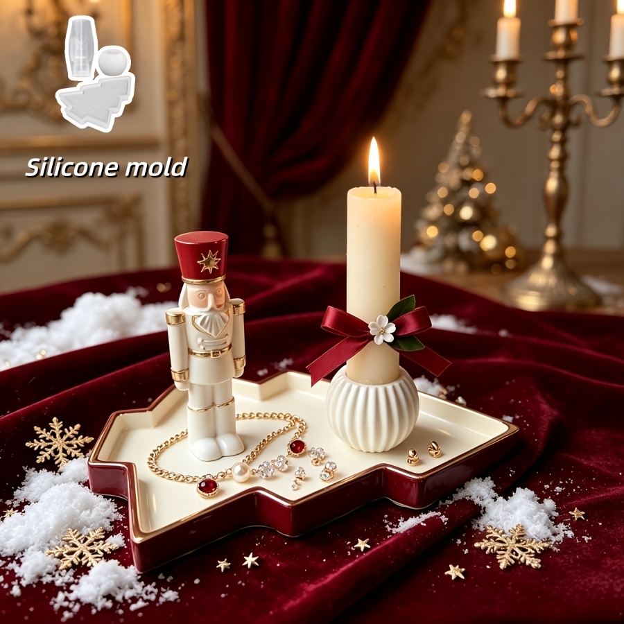 3 قطع قوالب سيليكون على شكل جن - مراجعة Silicone Mold Tray وسعره