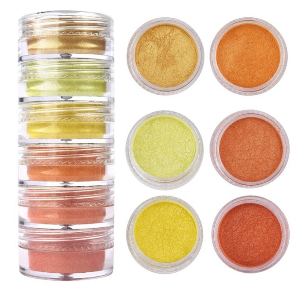 مجموعة من 6 ألوان من مسحوق الم - مراجعة Resin Pigment Set وسعره