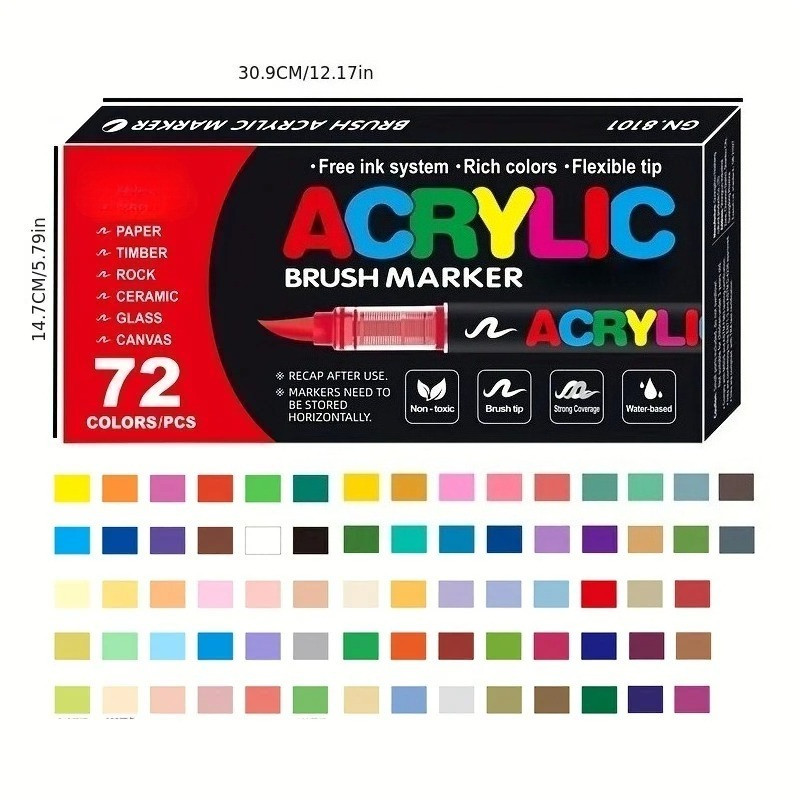 أقلام طلاء أكريليك بـ 12-120 ل - مراجعة Copic Marker Classic وسعره