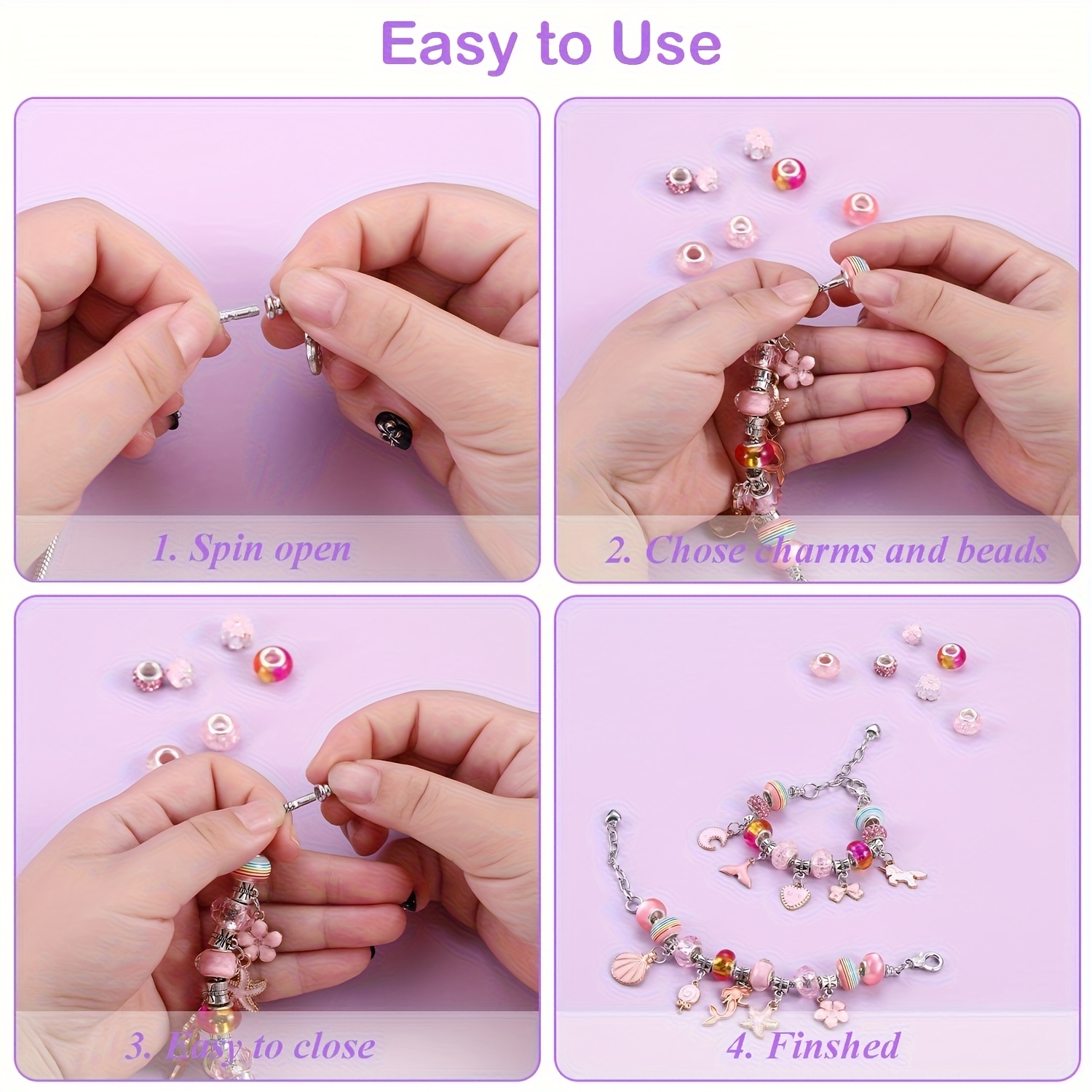 مجموعة خرز مكونة من 68 قطعة مع - مراجعة Resin Jewelry Kit وسعره